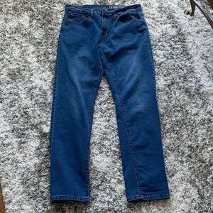 Izod Men's Straight Jeans - Dark Blue